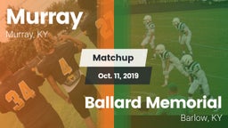Matchup: Murray vs. Ballard Memorial  2019