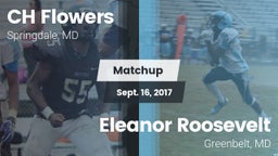 Matchup: Flowers vs. Eleanor Roosevelt  2017
