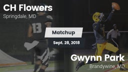 Matchup: Flowers vs. Gwynn Park  2018