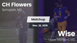 Matchup: Flowers vs. Wise  2019