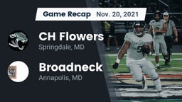 Recap: CH Flowers  vs. Broadneck  2021