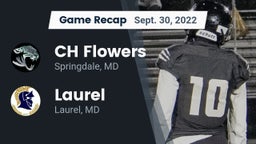 Recap: CH Flowers  vs. Laurel  2022