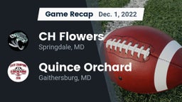 Recap: CH Flowers  vs. Quince Orchard 2022