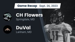 Recap: CH Flowers  vs. DuVal  2023