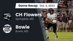 Recap: CH Flowers  vs. Bowie  2023