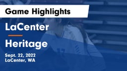 LaCenter  vs Heritage  Game Highlights - Sept. 22, 2022