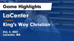LaCenter  vs King's Way Christian  Game Highlights - Oct. 4, 2022