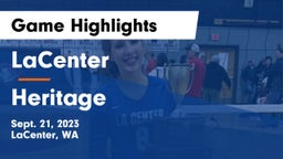 LaCenter  vs Heritage  Game Highlights - Sept. 21, 2023