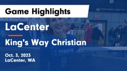 LaCenter  vs King's Way Christian  Game Highlights - Oct. 3, 2023