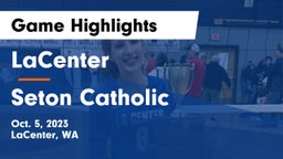LaCenter  vs Seton Catholic  Game Highlights - Oct. 5, 2023