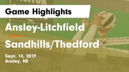 Ansley-Litchfield  vs Sandhills/Thedford Game Highlights - Sept. 14, 2019