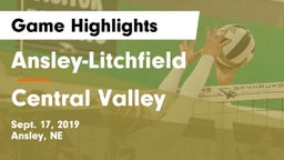 Ansley-Litchfield  vs Central Valley Game Highlights - Sept. 17, 2019