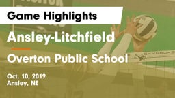 Ansley-Litchfield  vs Overton Public School Game Highlights - Oct. 10, 2019