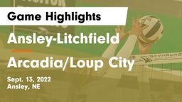 Ansley-Litchfield  vs Arcadia/Loup City  Game Highlights - Sept. 13, 2022