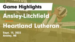 Ansley-Litchfield  vs Heartland Lutheran  Game Highlights - Sept. 15, 2022