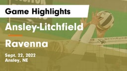 Ansley-Litchfield  vs Ravenna  Game Highlights - Sept. 22, 2022