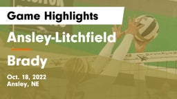 Ansley-Litchfield  vs Brady  Game Highlights - Oct. 18, 2022