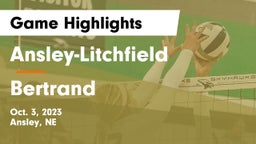 Ansley-Litchfield  vs Bertrand  Game Highlights - Oct. 3, 2023