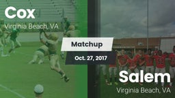 Matchup: Cox vs. Salem  2017