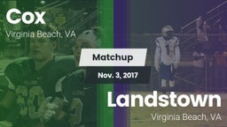 Matchup: Cox vs. Landstown  2017