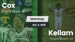 Matchup: Cox vs. Kellam  2018