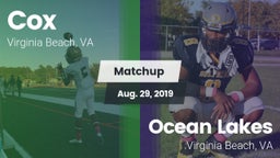 Matchup: Cox vs. Ocean Lakes  2019