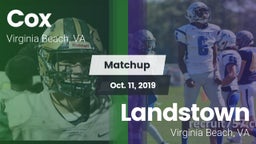 Matchup: Cox vs. Landstown  2019