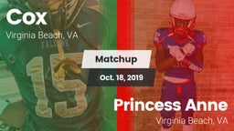 Matchup: Cox vs. Princess Anne  2019