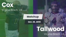 Matchup: Cox vs. Tallwood  2019