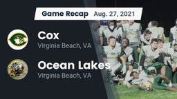 Recap: Cox  vs. Ocean Lakes  2021