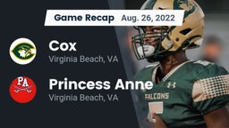 Recap: Cox  vs. Princess Anne  2022