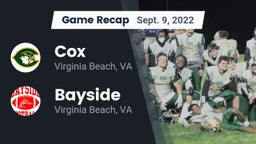 Recap: Cox  vs. Bayside  2022