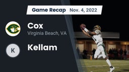 Recap: Cox  vs. Kellam  2022