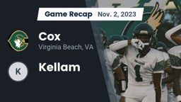 Recap: Cox  vs. Kellam  2023