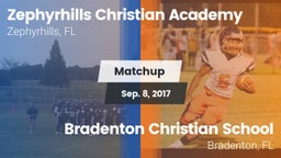 Matchup: Zephyrhills Christia vs. Bradenton Christian School 2016