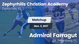 Matchup: Zephyrhills Christia vs. Admiral Farragut  2017