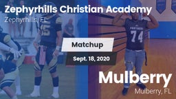 Matchup: Zephyrhills Christia vs. Mulberry  2020
