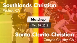 Matchup: Southlands Christian vs. Santa Clarita Christian  2016