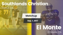 Matchup: Southlands Christian vs. El Monte  2017