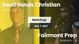 Matchup: Southlands Christian vs. Fairmont Prep  2017