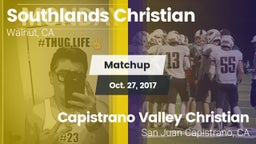 Matchup: Southlands Christian vs. Capistrano Valley Christian  2017