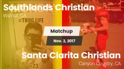 Matchup: Southlands Christian vs. Santa Clarita Christian  2017