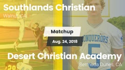 Matchup: Southlands Christian vs. Desert Christian Academy 2018