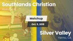 Matchup: Southlands Christian vs. Silver Valley  2018