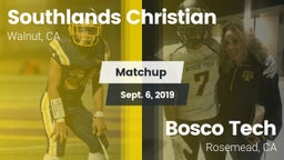 Matchup: Southlands Christian vs. Bosco Tech  2019