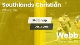 Matchup: Southlands Christian vs. Webb  2019