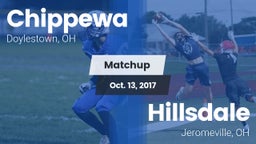 Matchup: Chippewa vs. Hillsdale  2017
