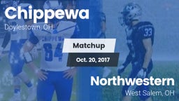 Matchup: Chippewa vs. Northwestern  2017