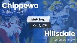 Matchup: Chippewa vs. Hillsdale  2018