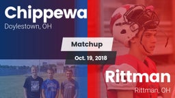 Matchup: Chippewa vs. Rittman  2018